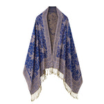Elegant Jacquard Faux Cashmere Scarf Shawl, CA060006