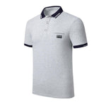 Turn Down Collar Short Sleeve Polo Shirt, CC290054