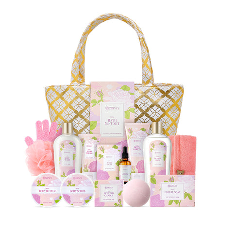 15pcs Rose-Scented Spa Bath Gift Set, JX0007 (VER.2)