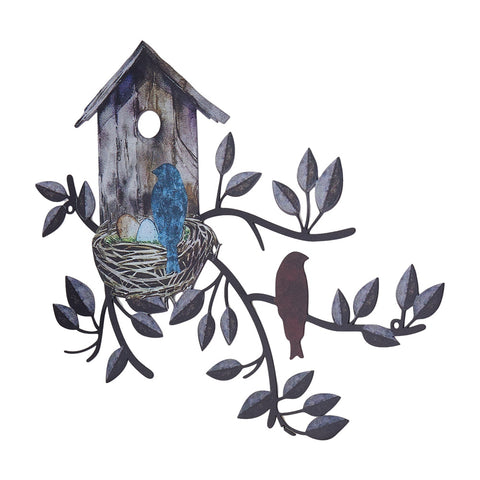 Farmhouse Style Birds Silhouette Metal Wall Decor, WF0265