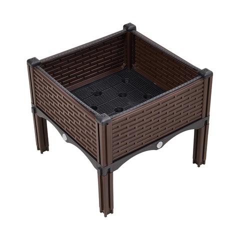Plastic Raised Garden Bed Planter Box, GG190063 (Ver.2)