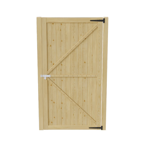 Wooden Garden Gate with Door Latch, MD030038 (Ver.2)