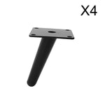 Livingandhome Metal Table Legs Tapered Furniture Legs Replacement, PM0967