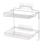 2-Tier Wall-mounted Folding Storage Rack, WM0715