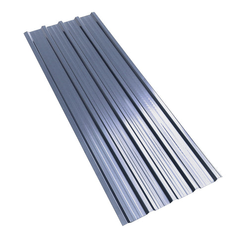 Livingandhome Set of 12 Steel Corrugated Panels, PM1332