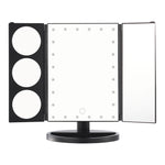 Tri-Fold Makeup Mirror with LED Lights, SW0976