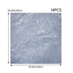 14Pcs 60x60cm Realistic Stone Texture Self Adhesive PVC Flooring, LG1559 (Ver.2)