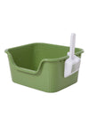 Open Top Cat Litter Box with Scoop, CT1305