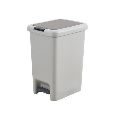 10L Foot Pedal & Press-to-Open Plastic Trash Bin, WZ0271