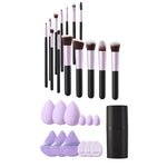 Makeup Brush & Tool Set with Storage Bucket, BM520027