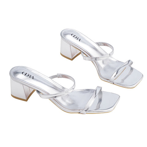 Pair of Square Open Toe Block Heel Sandals, JW0167 (Ver.2)