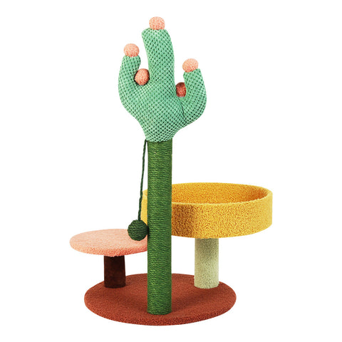 Cactus Cat Scratching Post with Perches, WM0214
