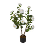 Artificial Camellia Tree Potted Plant Home Decoration, WB0255