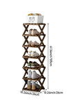 7-Tier Bamboo Folding Shoe Rack, SC2384