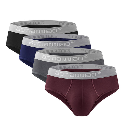 4-Pack Mid-Waist Triangle Briefs, CC290190