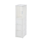 Slim Plastic Cabinet Storage Drawer Organiser with 2 Wheels, LY0215