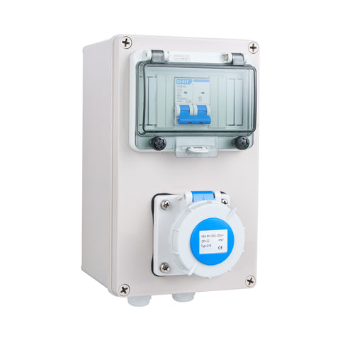 Outdoor IP65 RCD Protect Socket 32A 3P 240V, MD150002