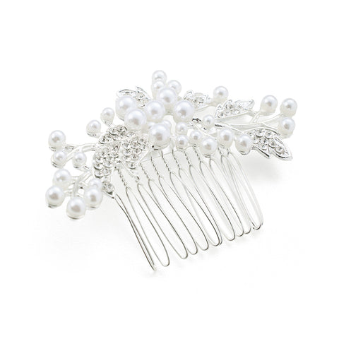 Delicate Branching Floral Wedding Hair Comb Accessory, CA290232 (Ver.2)