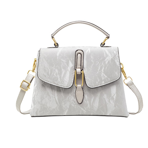 PU Suede Handbag with Shoulder Strap, CB300147