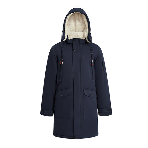 Winter Mid-Length Padded Coat Jacket with Hood, CC290475