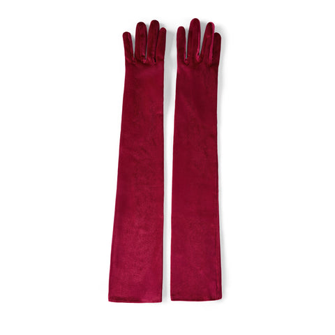 Full Finger Bridal Gloves Opera Wrist Banquet Gloves, CA290153