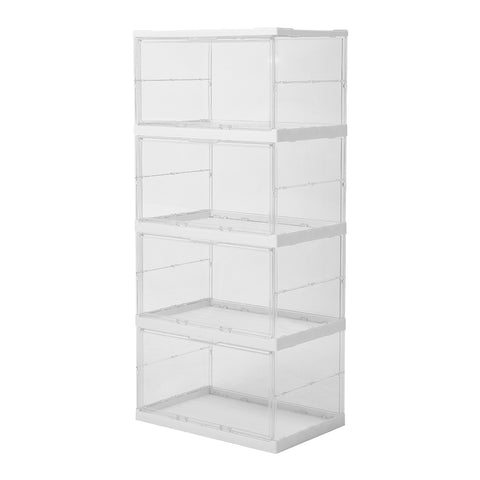 4-Tier Foldable Storage Box with Magnetic Doors, SW1019 (Ver.2)