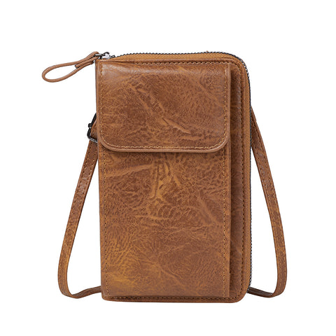 Mini PU Leather Shoulder Crossbody Phone Bag with Adjustable Strap, CB300105 (Ver.2)