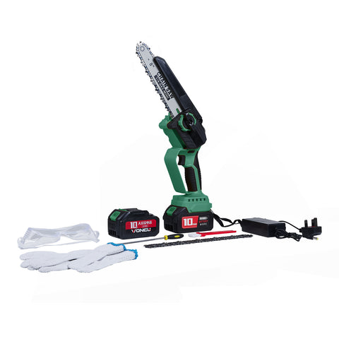 6 Inch & 8 Inch Portable Cordless Electric Chainsaw with 2 Batteries, ZX0063