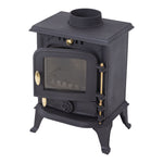 Freestanding Cast Iron Wood Burning Stove Fireplace, PM1732