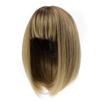 Shoulder-Length Straight Bob Wig with Bangs, BH340006