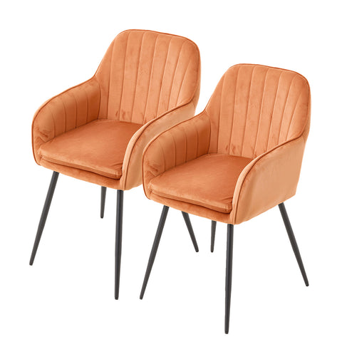 Set of 2 Upholstered Dining Chairs, FD240018 (Ver.2)