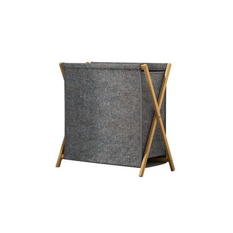 Livingandhome Modern Lanudry Hamper with Bamboo Frame, WM0468