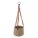Livingandhome Nordic Hanging Cement Planter for Home Decor, WF0264
