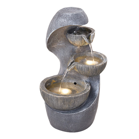 Solar-Powered Water Fountain Outdoor Gardening Decor, GD030020 (Ver.2)