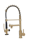 Bathroomdeco Swivel Kitchen Faucet with Pull Down Sprayer and Pot Filler, DM0739