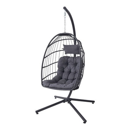 Swing Hanging Egg Chair with Cushion and Pillow, WB0162 (Ver.2)