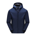 XXL-size Waterproof Hooded Hardshell Jacket Outerwear, WO0506