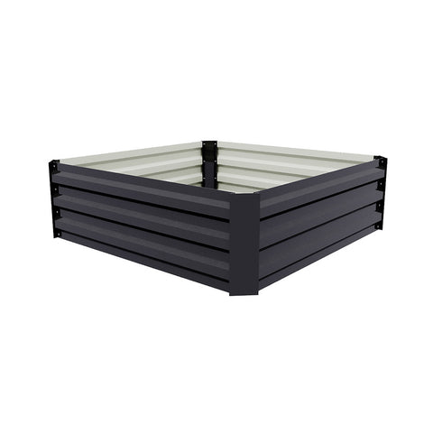 Galvanized Steel Square Raised Garden Bed Planter Box, PM1628