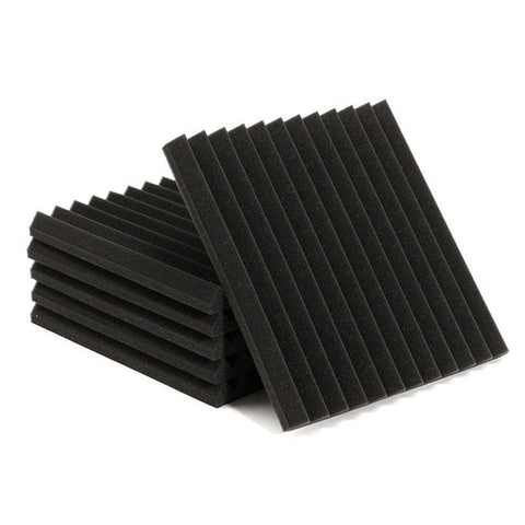 12Pcs High-Density Flame-Retardant Acoustic Foam Panels, SP1612