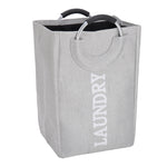 Livingandhome Foldable Linen Waterproof Laundry Hamper, WM0464