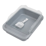 Semi-Closed Anti-Splash Cat Litter Box Pet Toilet, CT0966 (Ver.2)