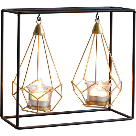 Livingandhome Nordic Wedding Metal Candle Holder Stand Home Decoration, WH0164
