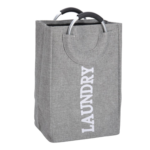 Livingandhome Foldable Linen Waterproof Laundry Hamper, WM0463