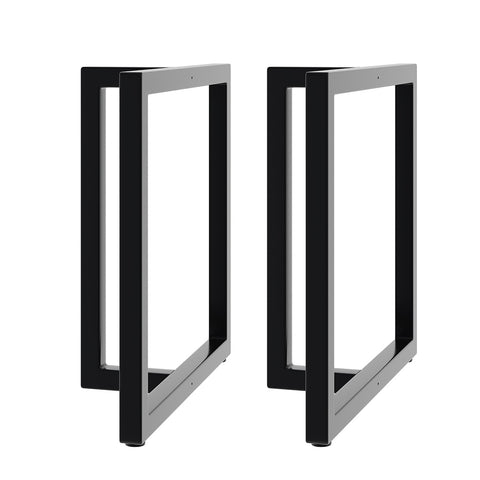 2Pcs Anti-slip Black Iron Table Legs, PM1532