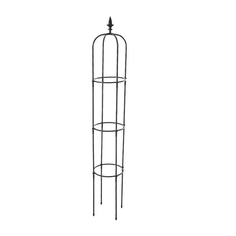 2 Pieces 5FT Garden Obelisk Trellis for Climbing Plants Outdoor and Indoor, ZX0096(Ver.2)