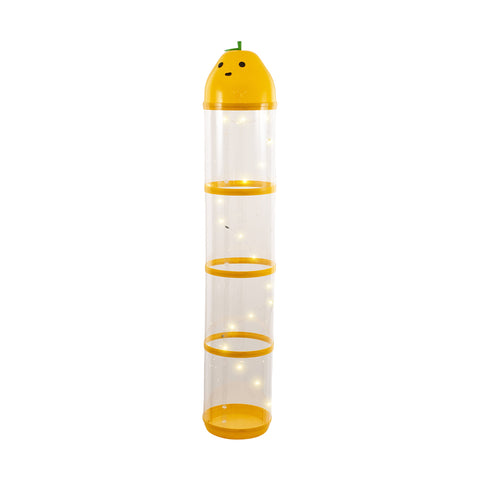 Vertical Clear Plastic Toy Storage Tube Organiser with String Light, HM070158 (Ver.2)