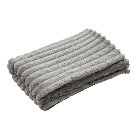 Reversible Checkered Pattern Throw Blanket, HT390238