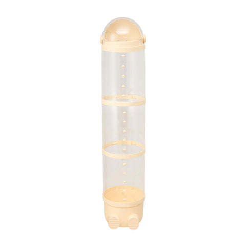 Vertical Clear Plastic Toy Storage Tube Organiser with String Light, HM070166