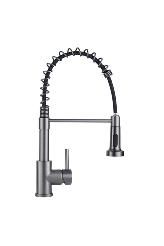 Bathroomdeco Commercial Swivel Pulldown Kitchen Faucet, DM0828