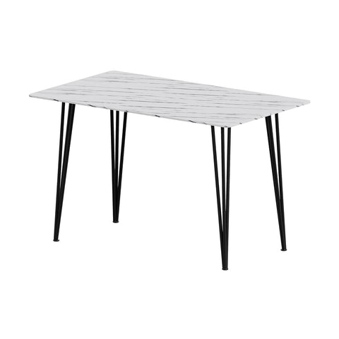 Modern Dining Table with MDF Tabletop & Metal Legs, FD240182FD240183 (Ver.2)